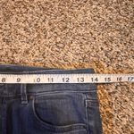 Ann Taylor  The Skinny Jeans Women Size 0 Embroidered Flower Hem‎ Cropped Raw Hem Photo 4