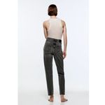 ZARA The ‘90S Mom Fit Jeans in Gray Marl Size 4 Photo 1