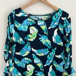 Escapada  Living Abstract Tropical Floral Casual Dress Tie Arm Small Photo 3