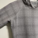 Nike  Dri-FIT Women's Hoodie‎ Pullover Gray Plaid Athletic Top Activewear Medium Photo 4
