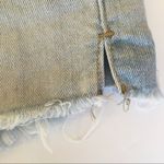 RSQ  Vintage High Rise Light Wash Blue Denim Jean Shorts Raw Hem Size 25 / 1 Photo 14