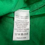 Never A Wallflower High Neck Dress Kelly Green Cotton Windowpane Size XS Photo 5