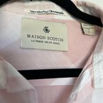 Scotch & Soda Maison Scotch  Lightweight Check Button Down Shirt | Pink | 1 (S) Photo 6