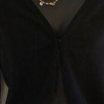 Ellen Tracy Black shrug style top size small Photo 2