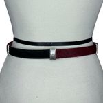 Brighton Cabonas Leather Belt Womens M 30 Multicolor Horse Hair Concho Western Photo 4