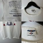 Vintage Wheelchair User Warrior Athlete Muscle Shirt 90s Y2K Tank Top White Size M Photo 6