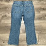 J.Crew Mid Rise Flare Crop Stretch Blue Jeans Size 29 Petite Photo 3