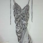 For Love & Lemons  Silver Argent Mini Dress size M Photo 1