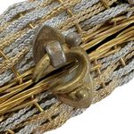 KORET Vintage 60’s Gold & Silver Woven Metal Handbag Photo 5