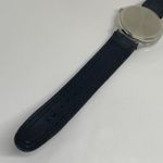 GA women’s quartz analog wrist watch 34mm case black leather band running Photo 6