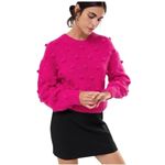 & Other Stories & Other Stories alpaca wool knit bobble fuschia sweater XS Photo 5