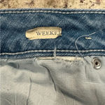 Seven7  Denim Cutoff Light Wash Shorts 36” waist 4” inseam‎ Photo 1