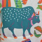 Gretchen Scott Womens XS Dress White Bougie Neon Animal AOP Classic Button Strap Pink Photo 10