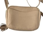 Cuyana  Classic Leather Camera Crossbody Bag Tassel Beige Women’s One Size Photo 4