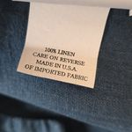 Hit Cotton Marc Ware Dark Blue Linen Button Down Cardigan Top Photo 7