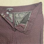 Mario Serrani  | Maroon & Black Medallion Pattern Straight Leg Pants | Size 14 Photo 3