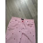 basic editions  classic fit Embroidered  capri pants Size M Elastic waist Photo 2