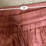 Young Fabulous and Broke Ollie Burnt Orange Satin Jogger Pants Photo 1
