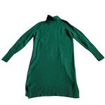 J.Crew Green Turtleneck Sweater Dress Alpaca Wool Blend Size Small Women's Photo 5