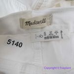 Madewell NEW  Relaxed‎ Denim Shorts in Tile White, 29 Photo 12