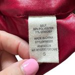 Illa Illa Metallic Red Open Back Cropped Tank Top Small Photo 3