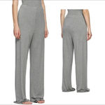 SKIMS Sleep Pants Heather Gray Lounge Casual Pants Drawstring Waist Grey 4X Photo 1