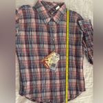 Wrangler  Shirt Twenty X Women’s L Ultra fit Pearl Snap Pink Purple Plaid Western Photo 11