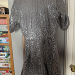 ZARA  silver metallic romper Photo 3