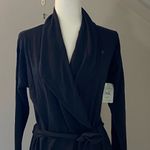Tommy John Second Skin lounge robe. Black size small, full length w/ pockets Photo 5