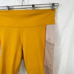 Fabletics  Plus Size 3X Leggings Power Hold Cropped Side Pockets Yellow 968 Photo 4