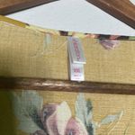 Xhilaration Women’s Mustard Yellow V neck Long Sleeve Floral Dress Size XXL Photo 2