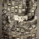 THML  turtleneck sleeveless gray orange top size M Photo 4