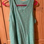 Sonoma  green tank top with cactus details size Large Photo 0