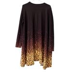 LuLaRoe  Women Size Large Open‎ Front Cardigan Pockets Cheetah Teacher Photo 1