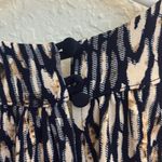 Veronica M  Navy and White Patterned Women's Top size small Photo 7