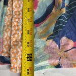 Sundance Multicolor floral tropical lightweight cotton button up top L flowy Pink Size L Photo 13