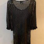 Mud Pie Black Knit Beach Coverup Photo 1