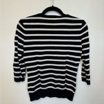 Ralph Lauren Lauren  Black & White Striped Sweater Size Small Photo 3