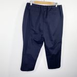 Lands' End Navy Blue Cotton Blend Cropped Pants Capri Women's Size 16 Petite 16P Photo 1