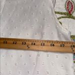 Staccato  women’s size small pullover ruffle sleeve tank top polka dot v-neck Photo 5