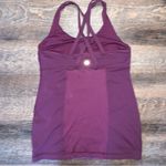 Lululemon Athletica Cross Back Tank Top with Built in Bra No Size Dot Photo 3