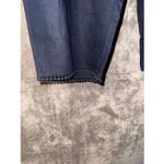 Talbots  Navy 100% linen Cropped Pull On Trousers Crochet Hem 20W #758 Photo 8
