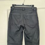 Madewell Kick Out Crop Pants in Garment-Dyed Sateen in Dark Pavement Size 27 NWT Photo 9