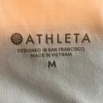 Athleta  Revelation Laser Cut Kelly Green Powervita 25" Leggings Pockets Size M Photo 8