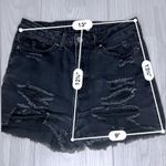Simple Society  Women’s Ripped Distressed High Rise Denim Shorts Photo 5