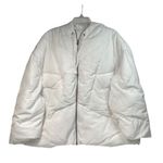 Free People Hailey White Oversized Puffer Coat S Photo 0
