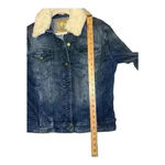 Michael Kors  Womens Faux Fur Jean Jacket, Small Photo 6