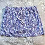 IZOD Golf Skort - Clematis Blue Paisley Drawstring Waist & Built-In Shorts~XL💚 Photo 2