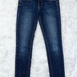 Paige Skyline Ankle Peg Low Rise Blue Denim Jeans 25 Dark Wash Non-Distressed Photo 1