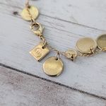 Nine West Bracelet Gold Tone Circle Design - Fair Condition Photo 8